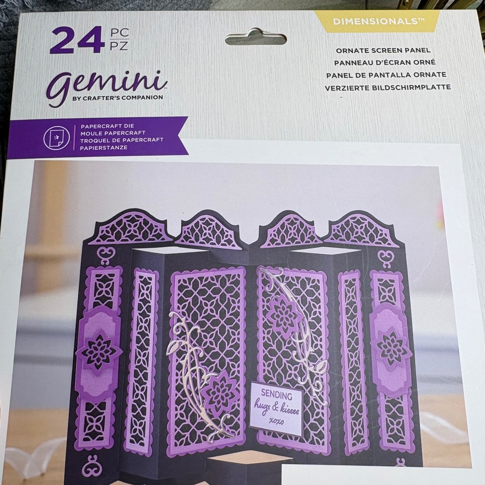 Gemini Crafters Companion Papercraft Die Ornate Screen Panel